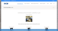 Desktop Screenshot of kovinska-bled.si