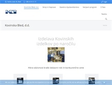 Tablet Screenshot of kovinska-bled.si